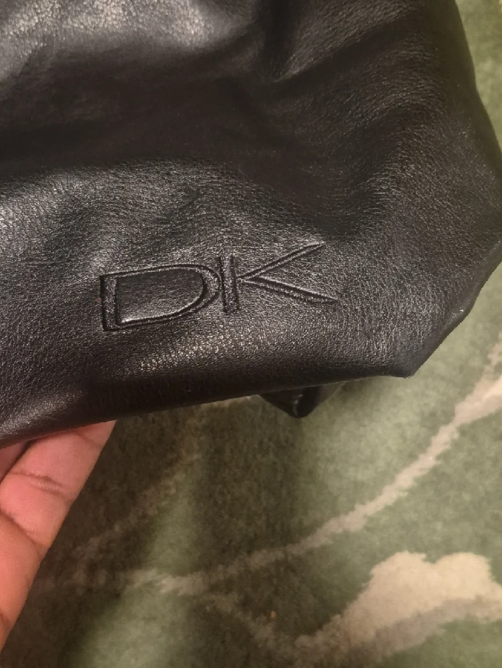 Donna Karan Black Leather Tote - Picture 11 of 14